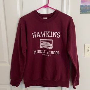 Stranger Things, Hawkins Middle School Crew Neck